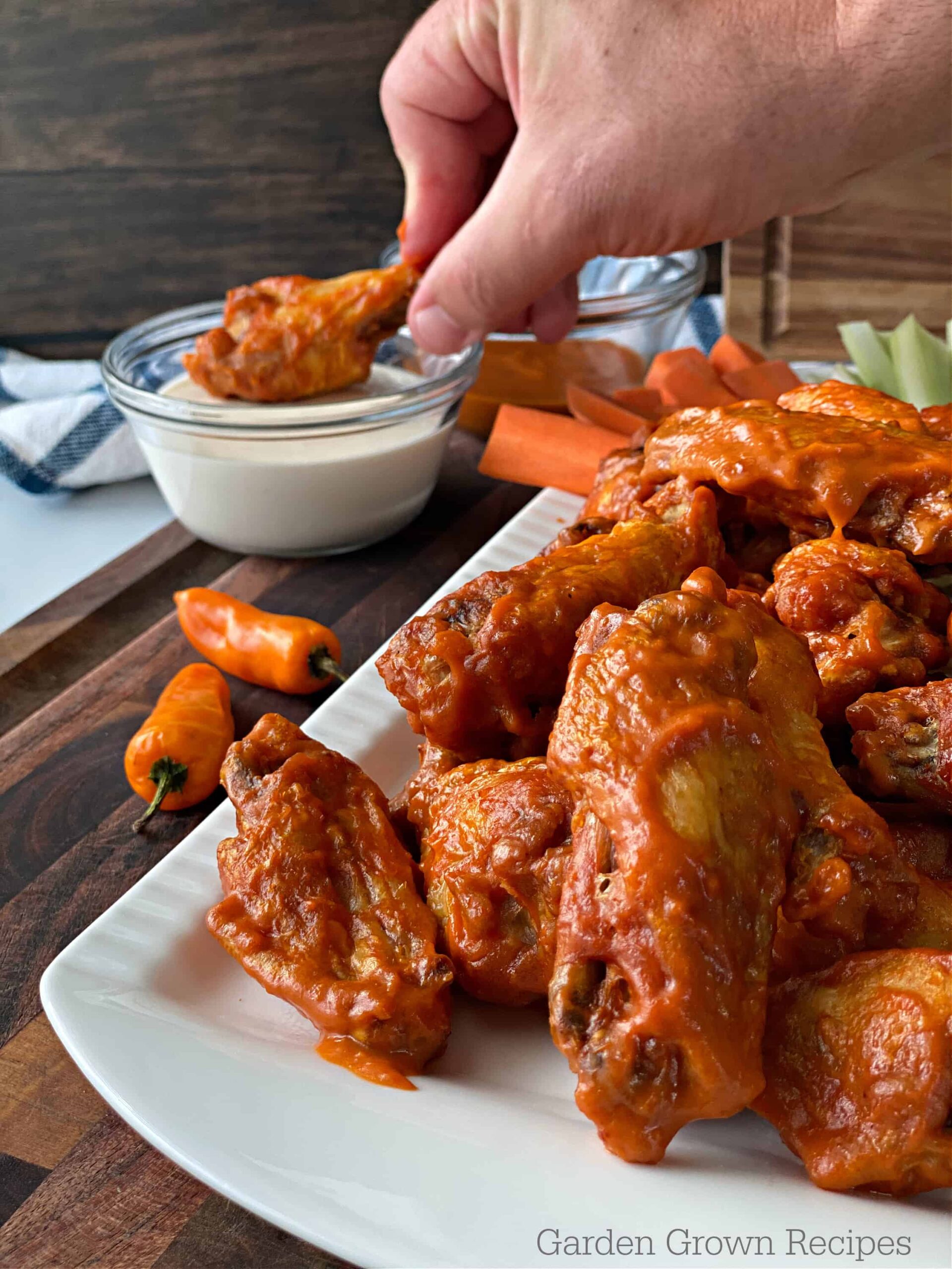 how to make Datil Pepper Spicy Wings 