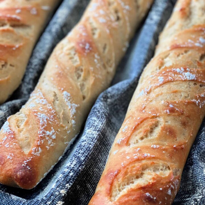 Artisan French Bread Recipe (Homemade Baguettes)