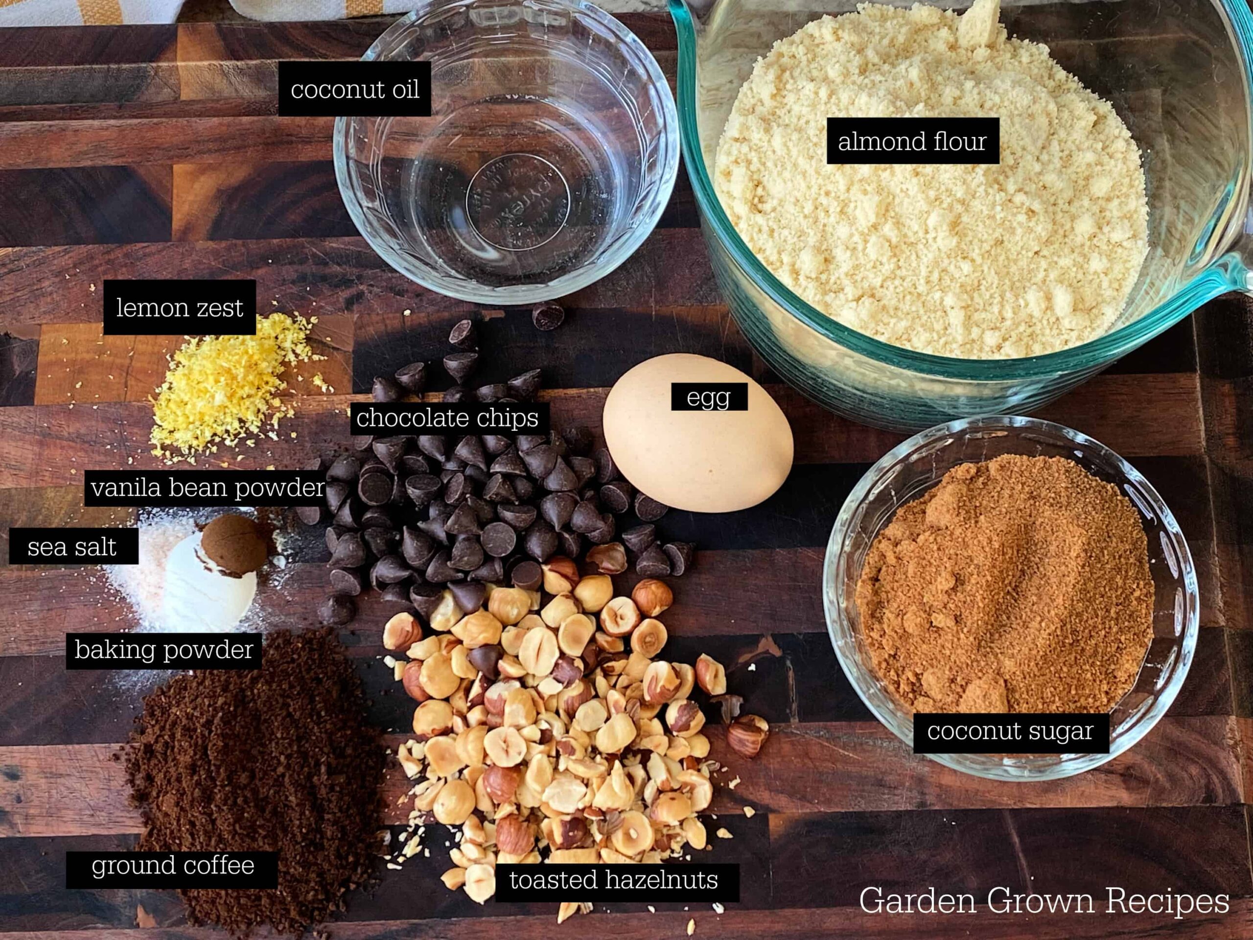 coffee cookie ingredients 