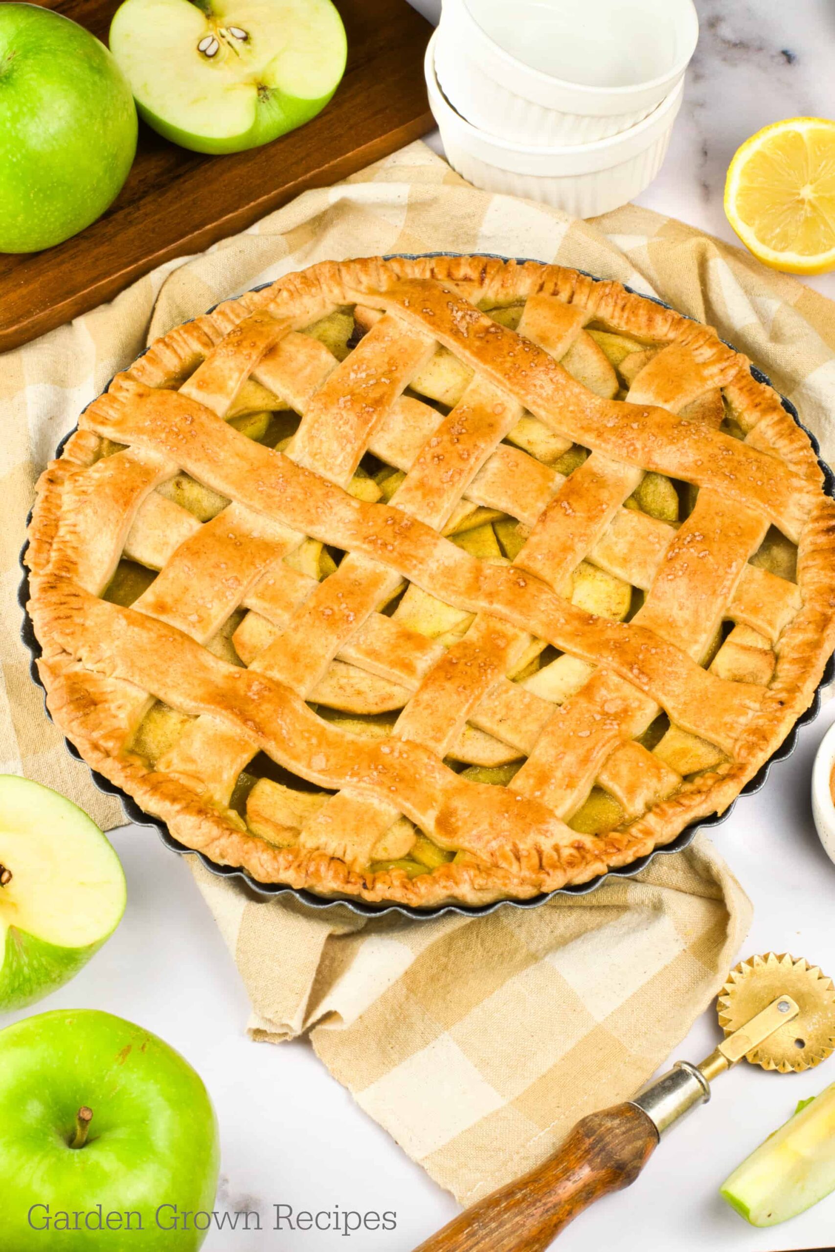 pie with lattice crust golden brown apple pie