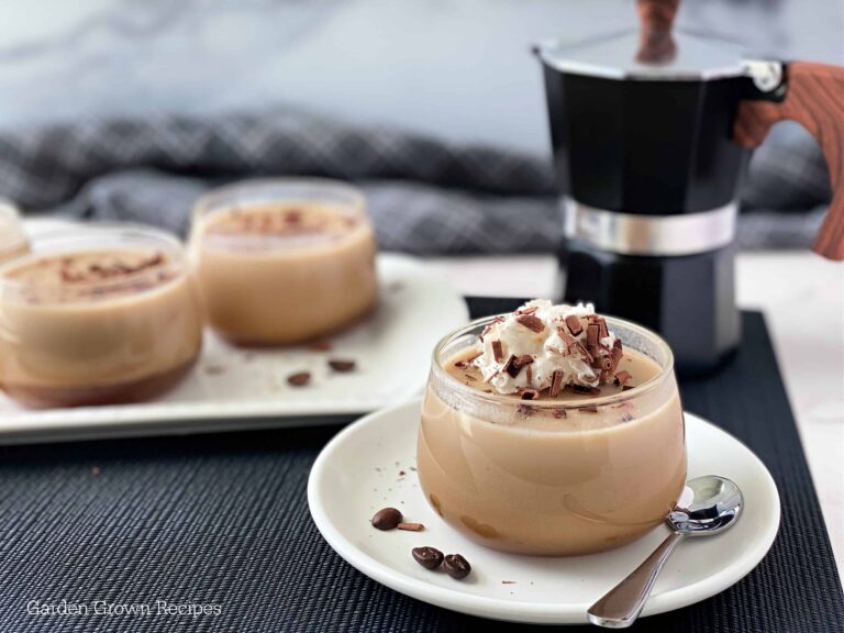 Dairy-Free Coffee Panna Cotta Recipe with Coconut