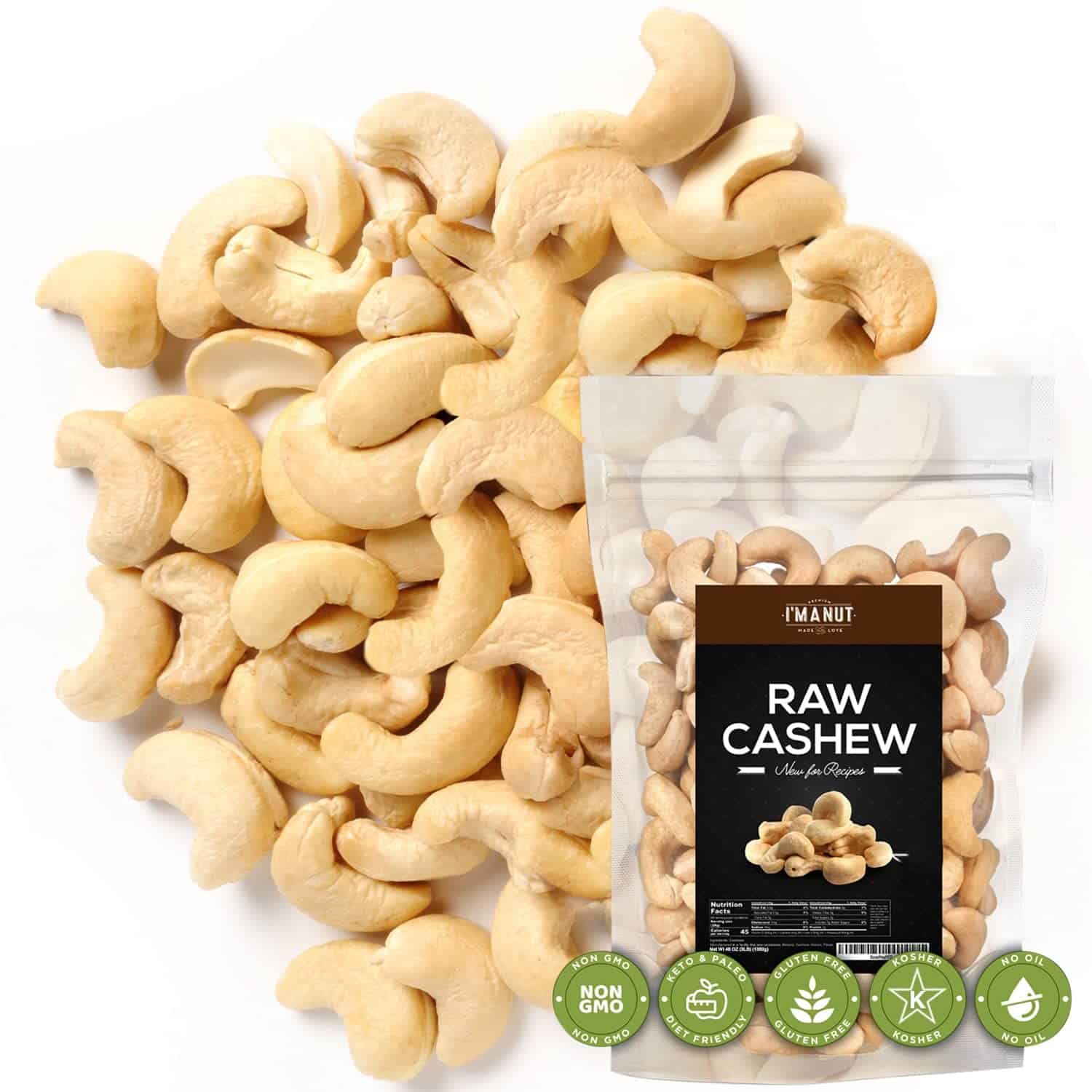 Raw Whole Premium Cashews